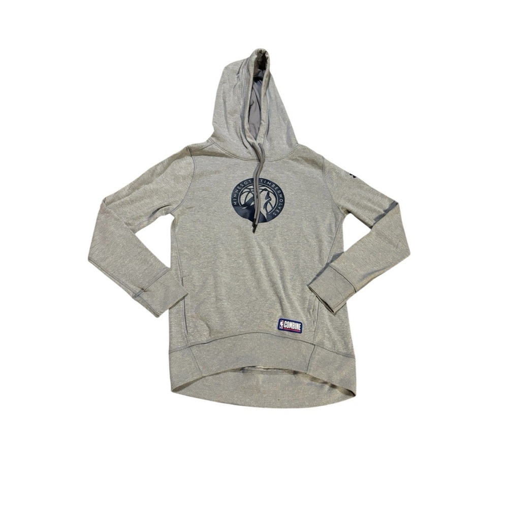 Under Armour NBA Combine Minnesota Timberwolves Hoodie‎ Grey Blue Women's XS